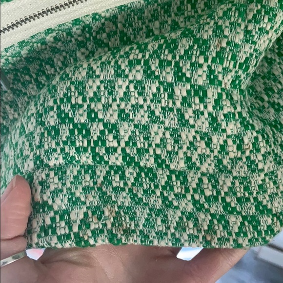 Cabi green cream zip 3/4 sleeve jacket work casual - Picture 10 of 11